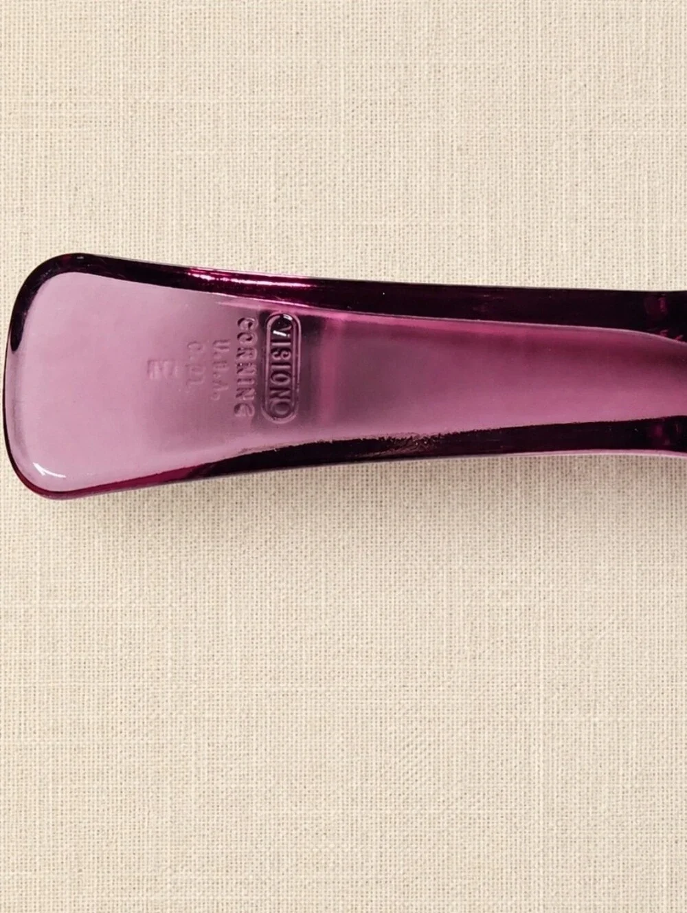 Vintage Corning Visions Cranberry 6